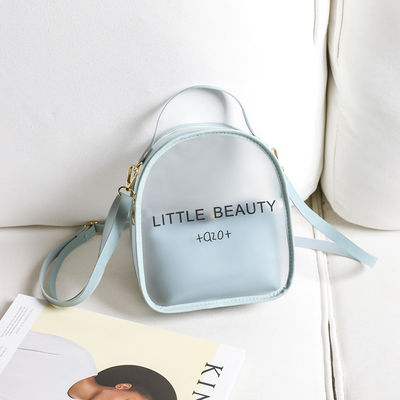 Gender Women Clear Waterproof Small Backpack Acceptable for Customization