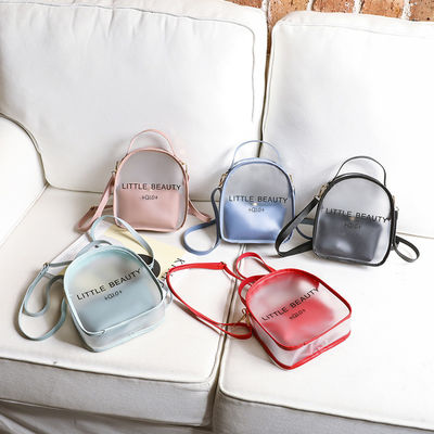 Gender Women Clear Waterproof Small Backpack Acceptable for Customization