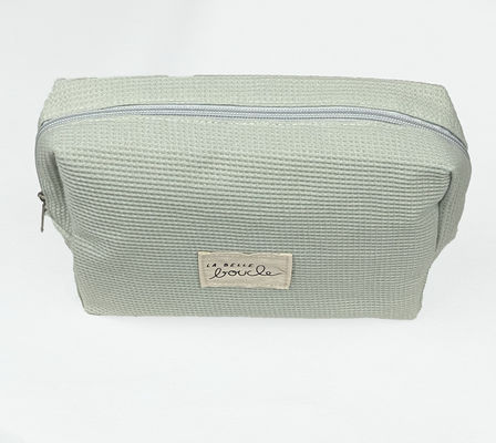 Custom Private Logo Corduroy Striped Makeup Pouch for Newest Fashinable Style Women