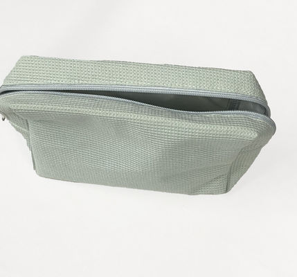 Custom Private Logo Corduroy Striped Makeup Pouch for Newest Fashinable Style Women