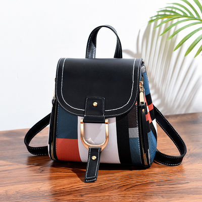 2022 Ladies Back Bags Students Fashion Women Small Backpack with Main Material PU