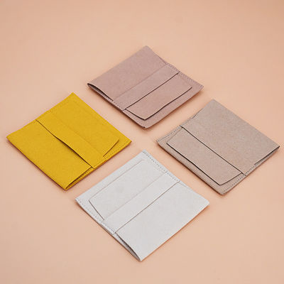 Custom Logo Jewelry Pouch Packaging with Customized Color and Microfiber Envelope