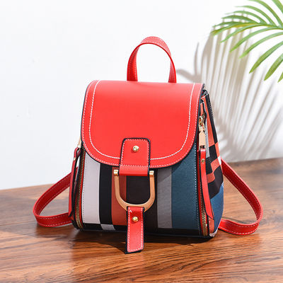 2022 Ladies Back Bags Students Fashion Women Small Backpack with Main Material PU