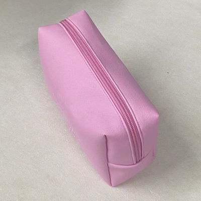Mix Color Cotton Pu Cosmetic Makeup Bag Blank Dust Wash Pouch with Customized Color