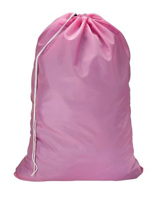 Customized Color Drawstring Polyester Nylon Laundry Bag for Home Storage and Bulk