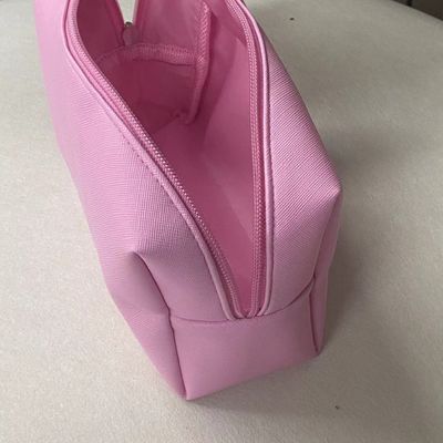 Mix Color Cotton Pu Cosmetic Makeup Bag Blank Dust Wash Pouch with Customized Color
