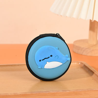 Pattern Type others Round 2d 3d Coin Usb Lines Earphone Pvc Eva Organizer Bags