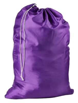 Customized Color Drawstring Polyester Nylon Laundry Bag for Home Storage and Bulk