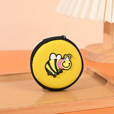 Pattern Type others Round 2d 3d Coin Usb Lines Earphone Pvc Eva Organizer Bags