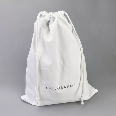 Eco-friendly Twill Cotton Drawstring Pouch for Customized Color Jewelry Gift Packaging