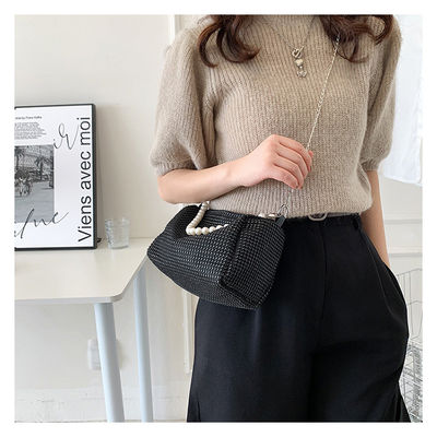 Small Bling Diamond Crossbody Handbag with Leopard Pattern and Newest Fashion Style