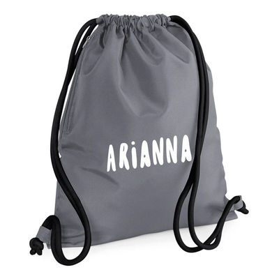 Medium Size Customized Color Cotton Drawstring Bags for Sports and Outdoor Activities