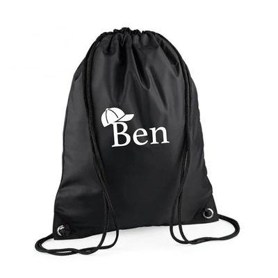 Medium Size Customized Color Cotton Drawstring Bags for Sports and Outdoor Activities