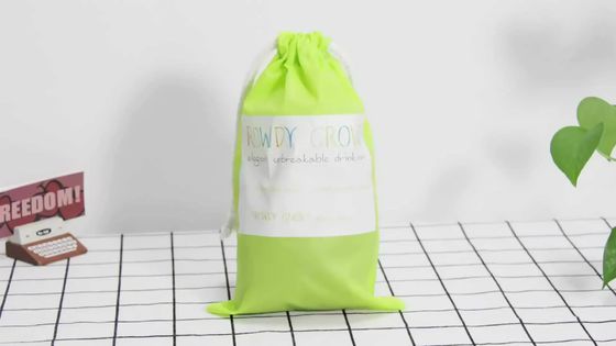 Medium Size Customized Color Cotton Drawstring Bags for Sports and Outdoor Activities