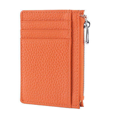 Custom Logo Accepted Newest Minimalist Front Pocket Rfid Wallet Card Holder For Men
