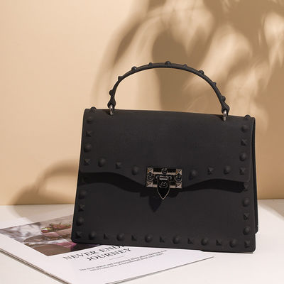 2022 Luxury Jelly Purse Newest Fashinable PVC Shoulder Handbag with Zipper Closure