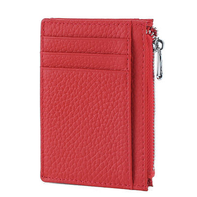 Custom Logo Accepted Newest Minimalist Front Pocket Rfid Wallet Card Holder For Men