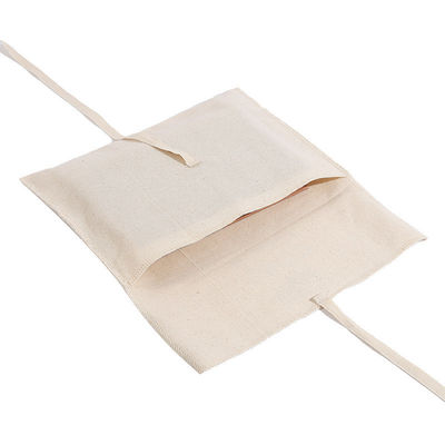 Eco-friendly Custom Logo Printed Cotton Envelope Bag for Organic Envelope Dust Pouch