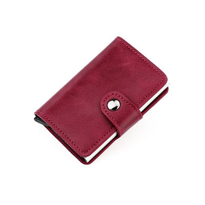 Trifold PU Leather Men's Wallet with Customized Tote Bag and Storage Convenience