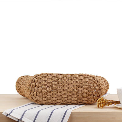Summer Beach Handbags Handmade Straw Tote Bag Wicker Woven Knitted Mesh Hollow Basket