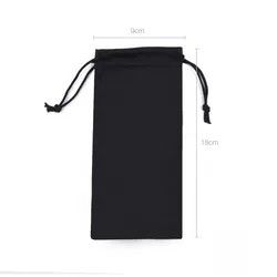 Newest Fashionable Custom Eco-Friendly Microfiber Drawstring Bags for Glasses Pouches