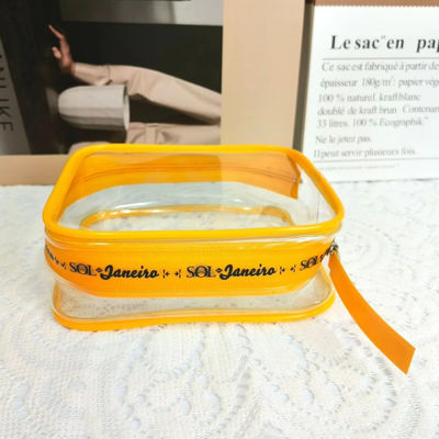 Promotion Sale Fashion Style Waterproof Clear Makeup Bag for Your Cosmetic Collection