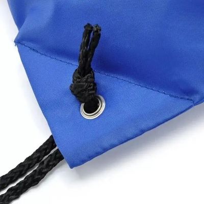 String Closure Nylon Polyester Geometric Pattern Drawstring Backpack for Gym and Traveling