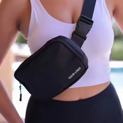 Outdoor Sports Workout Running Chest Dog Bum Bag for Women Custom Nylon Cross Body