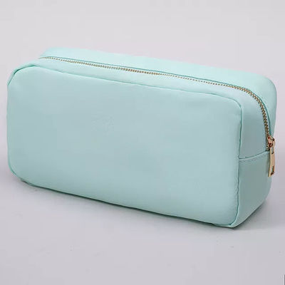 24 Colors Zipper Waterproof Toiletry Bag Large Make-up Bags for Travel in Nylon Pouch