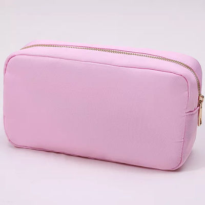 24 Colors Zipper Waterproof Toiletry Bag Large Make-up Bags for Travel in Nylon Pouch
