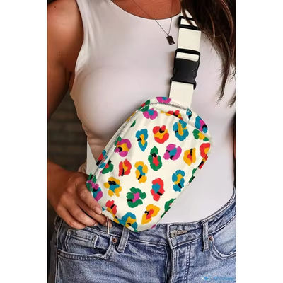 Outdoor Sports Workout Running Chest Dog Bum Bag for Women Custom Nylon Cross Body