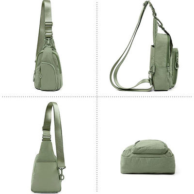 Small Mini Travel Sports Waterproof Nylon Shoulder Crossbody Sling Bag For Men Pillow