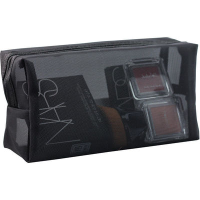 Transparent Mesh Toiletries Bag For Business Travel Portable Wash Shower Cosmetic Bag