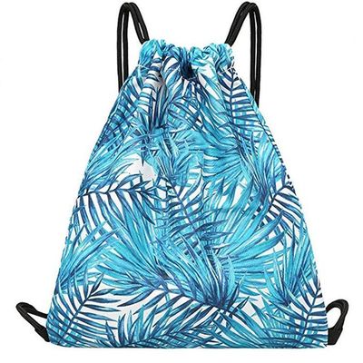 Acceptable OEM/ODM Small Folded Nylon Polyester Drawstring Bag for Gym and Traveling