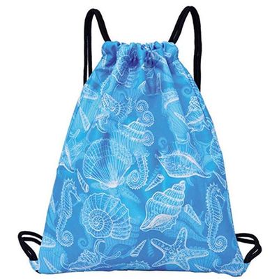 Acceptable OEM/ODM Small Folded Nylon Polyester Drawstring Bag for Gym and Traveling