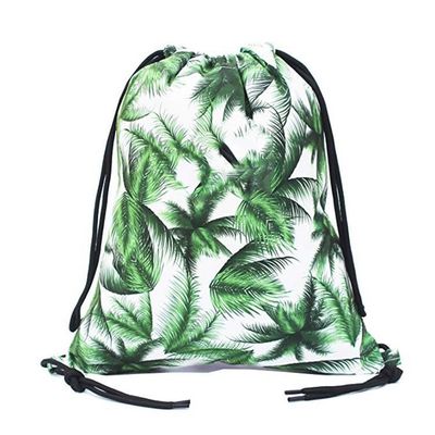 Acceptable OEM/ODM Small Folded Nylon Polyester Drawstring Bag for Gym and Traveling