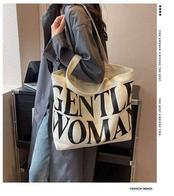 Custom Logo Natural Canvas Cotton Tote Bag Perfect for Travel and Outgoing Excursions