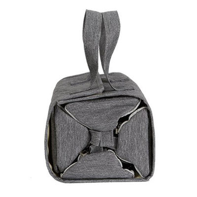 Zipper Closure Hanging Roll-up Makeup Bag Travel Toiletries Kit Organizer for Women