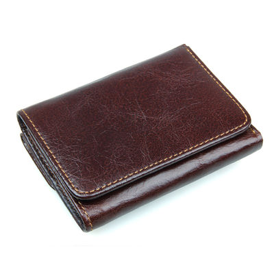 PU Leather Men's Wallet 2024 Customized with Storage Convenience and Polyester Lining