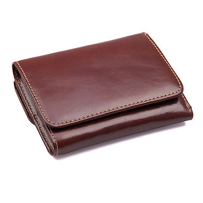 PU Leather Men's Wallet 2024 Customized with Storage Convenience and Polyester Lining
