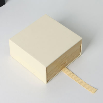 Custom Logo Jewelry Box Packaging Boxes with Transparent Pe Film Inside Matte Paper Cardboard Gift Box