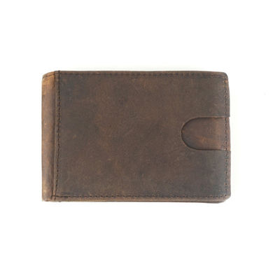 Newest Fashinable 100% Genuine Leather Men Wallet with Zip Coin Pocket and Customize Logo