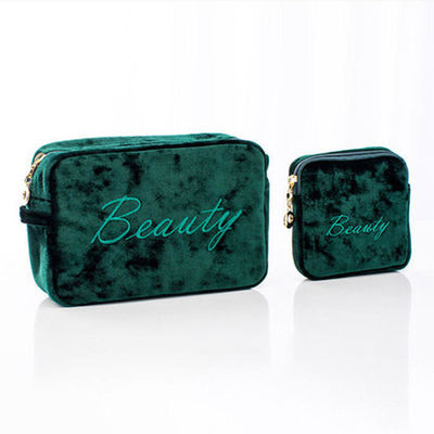 Portable Velvet Waterproof Makeup Bag for Travel Storage Pouch Cosmetic Case