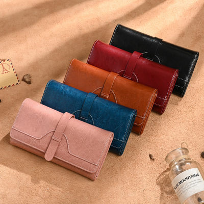 Long Wallet Portable Pu Leather Men Smart Power Bank Wallet Coin Purse for Women