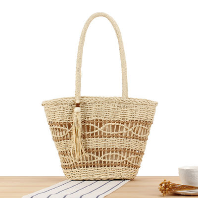 Customized Color Fashion Summer Beach Bag Woman Lady Straw Messenger Tote Bags Shoulder Bags Handbags