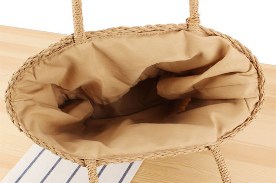 Customized Color Fashion Summer Beach Bag Woman Lady Straw Messenger Tote Bags Shoulder Bags Handbags