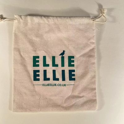 Custom Logo Printed Organic Canvas Cotton Drawstring Bag for Jewelry Packaging Demand