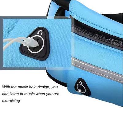 Outdoor Neoprene Waterproof Hiking Cycling Running Belt Waist Bag Customized Color