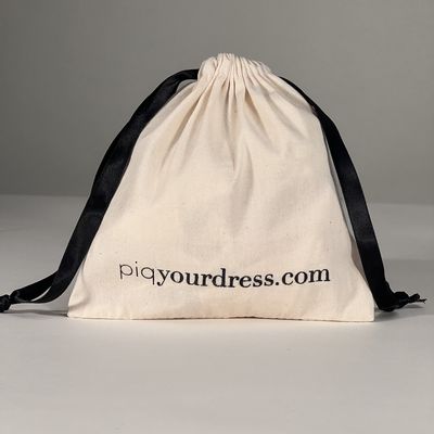 Gifts Custom Size Small Large White Muslin Pouch Jewelry Canvas Cotton Drawstring Bag