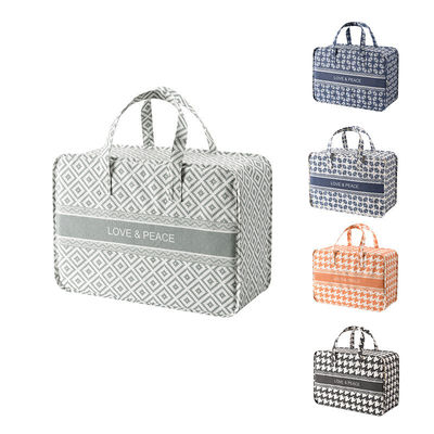 Gender-Neutral Cotton Linen Storage Bag for Fashion Clothes Quilt Travel Moving